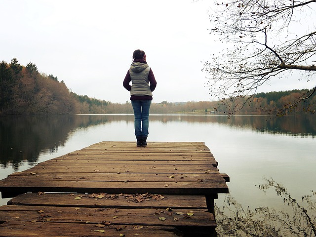 web, lake, forest, nature, woman, to stand, boardwalk, water, reflection, optimism, quiet, goal, soul, depression, burnout, menopause, alone, lonliness, confidence, enjoy, relaxation, wish, air, think, future, menopause, menopause, menopause, menopause, menopause - hormonal health