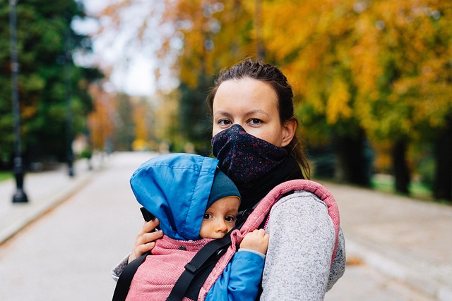 woman, child, face mask, covid, mask, face, mother, coronavirus, virus, autumn,  - hormonal health
