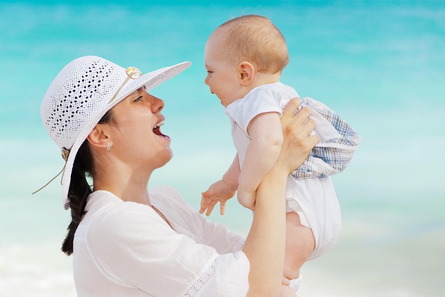 mother, baby, happy, motherhood, toddler, beach, outdoors, smiling, summer, peop - hormonal health